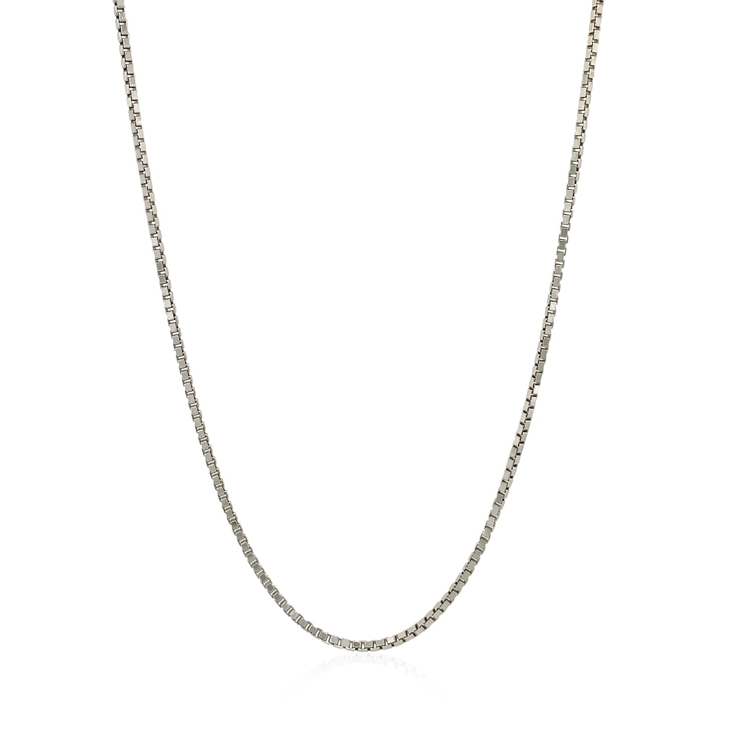 Sterling Silver 1.4mm Adjustable Box Chain