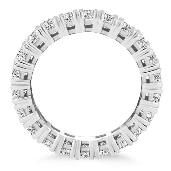 14k White Gold Princess Cut Diamond Eternity Ring