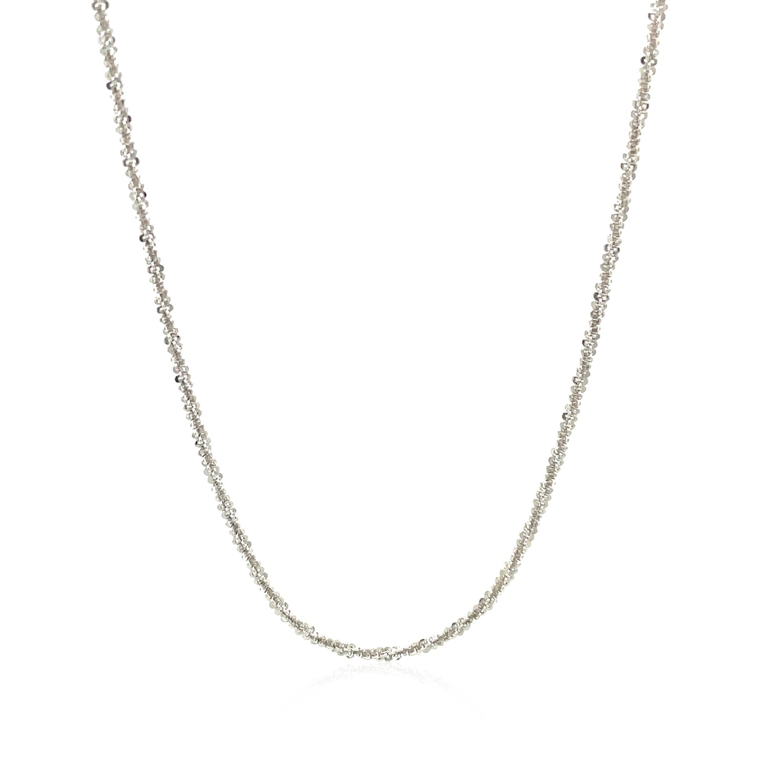 Sterling Silver 1.5mm Adjustable Sparkle Chain