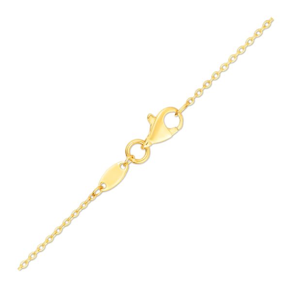 14k Yellow Gold Pendant with Bow