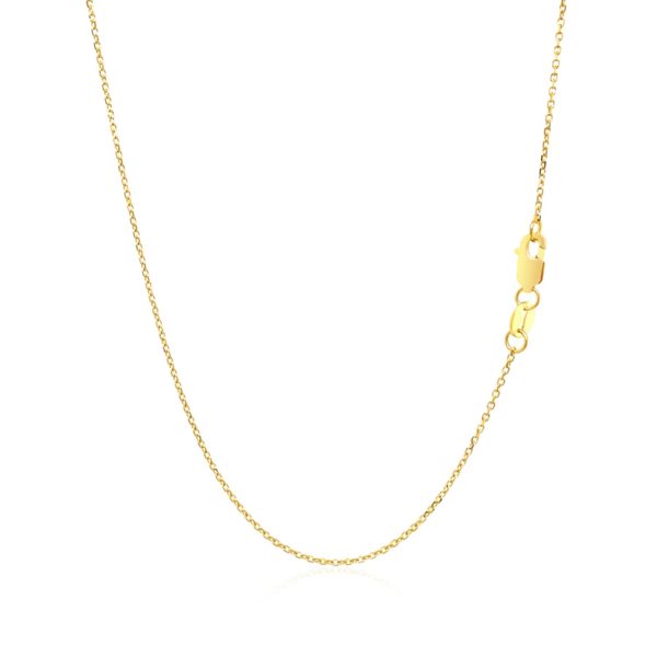 14k Yellow Gold Bar Pendant with Diamonds